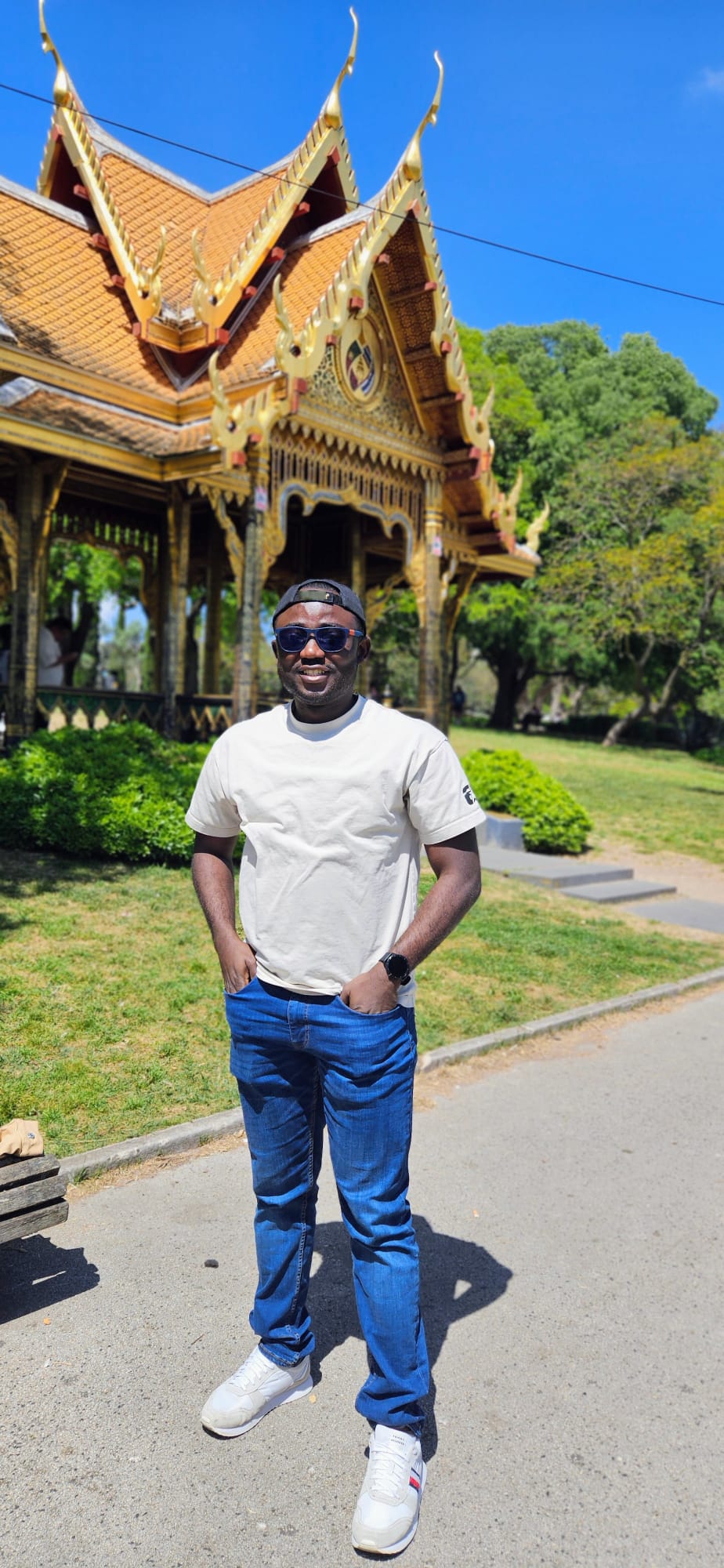 Joseph Omidiora standing outdoors in natural light, founder of Weyz Mobility and Avancier Technologies